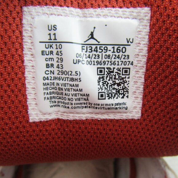 Air Jordan 1 Low SE Sneakers Mens Size 11 White Sail Lobster Red NEW - Picture 10 of 14